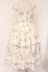画像6: LUCKY FLOWER / Tower of Flower ティアードドレス  アイボリー×サックス O-26-04-09-006-LO-OP-IG-OS (6)