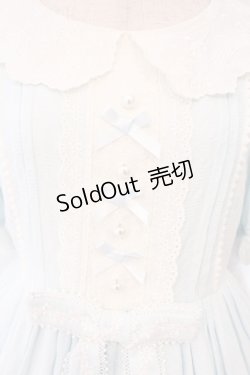 画像2: Flower Bouquet / 刺繍ワンピース  サックス×シロ O-26-04-09-007-LO-OP-IG-OS