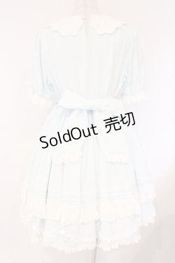 画像4: Flower Bouquet / 刺繍ワンピース  サックス×シロ O-26-04-09-007-LO-OP-IG-OS