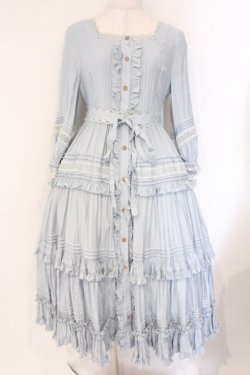 画像1: Jewelry in Sunrise（海外ロリータブランド） / Jenny and Mentha Teaワンピース M ブルー0 O-26-04-09-008-EL-OP-IG-OS