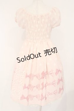 画像4: Emily Temple cute / 水玉＆マルチリボンワンピース  ピンク O-26-04-09-010-ET-OP-IG-OS