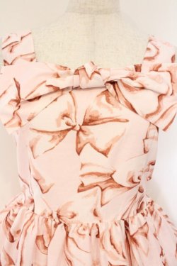 画像2: MILK / ローブ・ド・リボンワンピース  ベビーピンク O-26-04-09-011-ML-OP-IG-OS