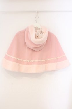 画像4: BABY,THE STARS SHINE BRIGHT / 赤ずきんちゃんのロージィケープ  ピンク O-26-04-09-012-BA-CO-IG-OS