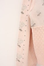 画像3: Candy Stripper / RABBIT FLOWER KNIT CARDIGAN（ラビットフラワーニットカーディガン）  ピンク O-26-04-09-013-PU-TO-IG-OS (3)