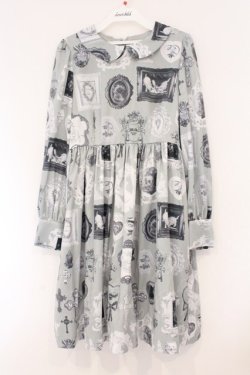 画像1: MILK / WALL DECOドレス  グレー O-26-04-09-015-ML-OP-IG-OS