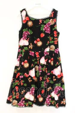 画像1: MILK / フランボワーズドレス  クロ O-26-04-09-017-ML-OP-IG-OS