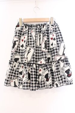 画像3: Sherry Baby / トランプinワンダーランドスカート  シロ×クロ O-26-04-09-021-LO-SK-IG-OS