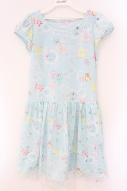 画像1: MILK / Bubble Baby Fantasyワンピース  サックス O-26-04-09-025-ML-OP-IG-OS