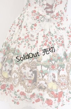 画像2: BABY,THE STARS SHINE BRIGHT / 白雪姫〜りんごの森の物語〜柄ジャンパースカートI  生成り O-26-04-10-053-BA-OP-OW-OS