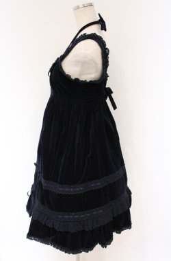 画像3: BABY,THE STARS SHINE BRIGHT / 別珍ベビードールジャンパースカート＆プリンセスドロップヘッドドレスセット  コン O-26-04-10-054-BA-OP-OW-OS