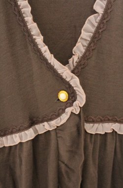 画像2: axes femme / フリルニットミディボレロ  ブラウン O-26-04-10-007-AX-TO-IG-OS