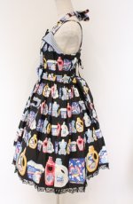 画像3: Angelic Pretty / Sunny Smile Laundryジャンパースカート  クロ O-26-04-10-059-AP-OP-OW-OS (3)