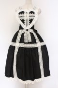 Royal Princess Alice / Nostalgia・kuuaコラボ　ジャンパースカート  クロ×シロ O-26-04-10-061-LO-OP-OW-OS