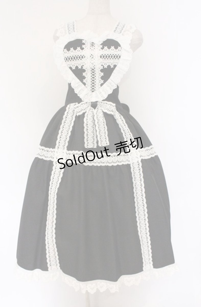 画像1: Royal Princess Alice / Nostalgia・kuuaコラボ　ジャンパースカート  クロ×シロ O-26-04-10-061-LO-OP-OW-OS (1)