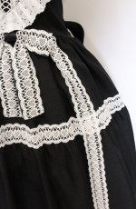 画像3: Royal Princess Alice / Nostalgia・kuuaコラボ　ジャンパースカート  クロ×シロ O-26-04-10-061-LO-OP-OW-OS (3)