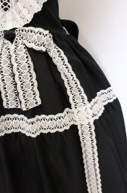 画像3: Royal Princess Alice / Nostalgia・kuuaコラボ　ジャンパースカート  クロ×シロ O-26-04-10-061-LO-OP-OW-OS