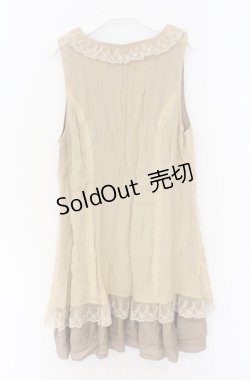 画像3: axes femme / ジレレイヤード風ワンピース  イエロー O-26-04-10-015-AX-OP-IG-OS