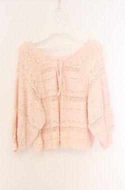 画像3: LIZ LISA / 透かし編みドルマントップス  ピンク O-26-04-10-028-LO-TO-IG-OS