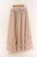画像2: Honey Cinnamon / パールバックルチュールスカート  ベージュ O-26-04-10-031-LO-SK-IG-OS (2)