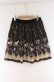 画像1: axes femme / カルーセル柄スカート  クロ O-26-04-10-039-AX-SK-IG-OS (1)