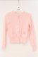 画像1: MILK / ポケット刺繍カーディガン  ピンク O-26-04-11-004-ML-TO-IG-OS (1)