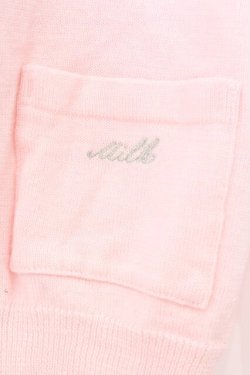 画像2: MILK / ポケット刺繍カーディガン  ピンク O-26-04-11-004-ML-TO-IG-OS
