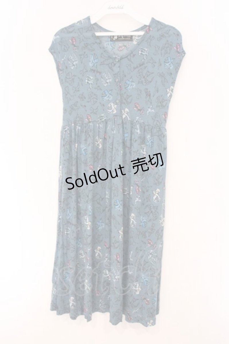 画像1: HYSTERIC GLAMOUR / 総柄カットワンピース F グリーン O-26-04-11-037-PU-OP-YM-OS (1)