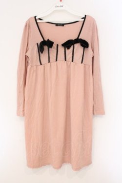 画像1: MILK / リボンワンピース  ピンク O-26-04-11-005-ML-OP-IG-OS