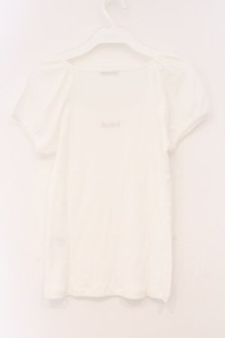 画像3: MILK / シフォンリブロゴ Tee F オフシロ O-26-04-11-040-ML-TO-YM-OS