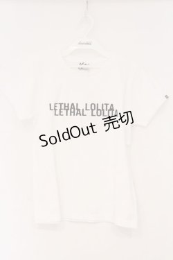画像1: Katie / LETHAL LOLITA Tシャツ S シロ O-26-04-11-041-LO-TS-YM-OS