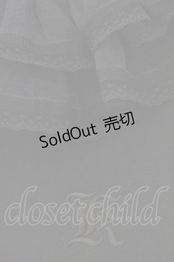 画像2: Katie / 刺繍入りレース丸襟カットソー F クロ O-26-04-11-043-LO-TO-YM-OS