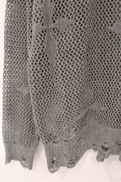 画像2: REFLEM / クロスメッシュニット F グレー O-26-04-11-046-PU-TO-YM-OS