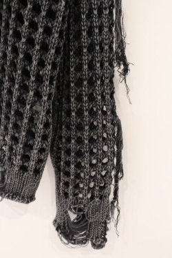 画像3: REFLEM / 格子編みニットジップアップパーカー F グレー O-26-04-11-047-PU-TO-YM-OS