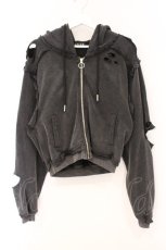 画像1: REFLEM / クロップドZIPパーカー F グレー O-26-04-11-050-PU-TO-YM-OS (1)