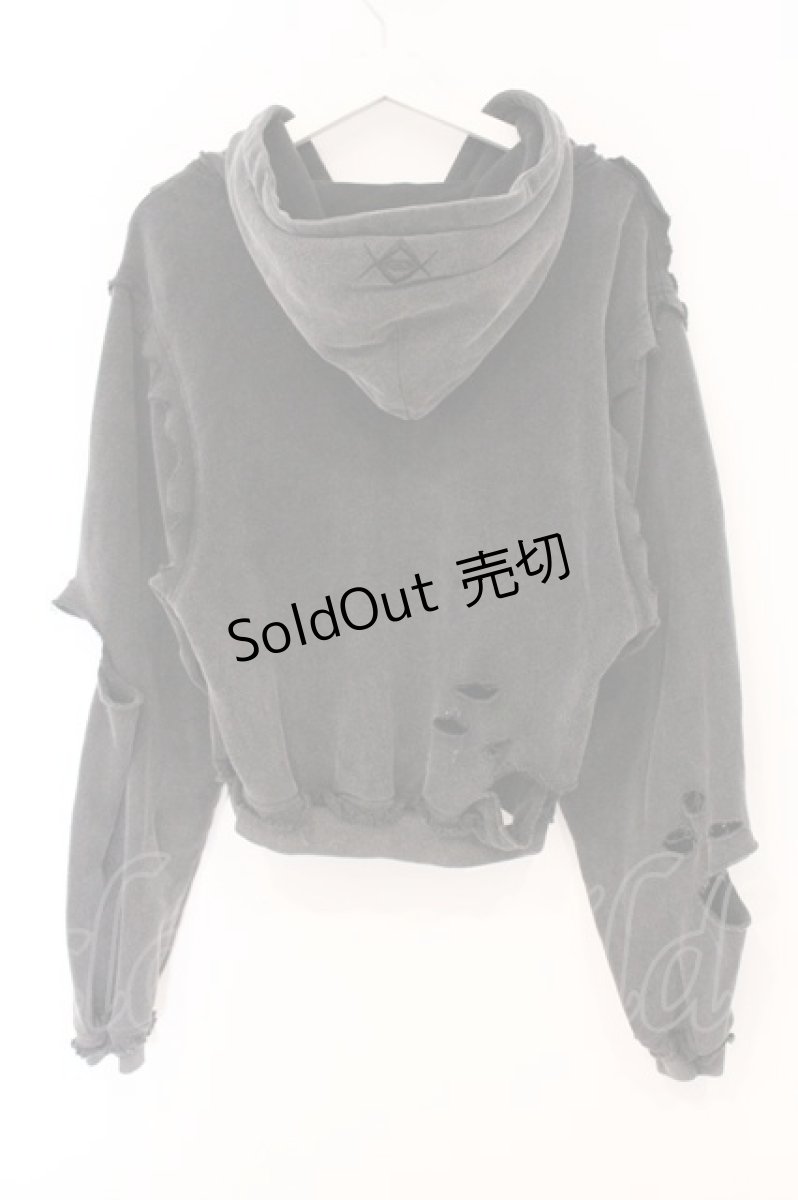 画像4: REFLEM / クロップドZIPパーカー F グレー O-26-04-11-050-PU-TO-YM-ZI (4)