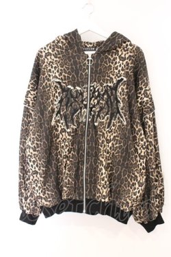 画像1: REFLEM / 猫耳ジップアップパーカー F ブラウン O-26-04-11-051-PU-TO-YM-OS