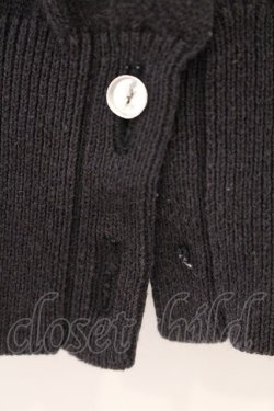 画像2: MILK / 刺繍カーディガン  クロ O-26-04-11-006-ML-TO-IG-OS