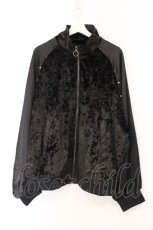 画像1: BACKSTAGE PASS / CAMELLIA(カメリア) バッククロススカジャン F ブラック O-26-04-11-052-PU-JA-YM-OS (1)