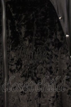 画像2: BACKSTAGE PASS / CAMELLIA(カメリア) バッククロススカジャン F ブラック O-26-04-11-052-PU-JA-YM-OS