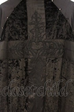 画像4: BACKSTAGE PASS / CAMELLIA(カメリア) バッククロススカジャン F ブラック O-26-04-11-052-PU-JA-YM-OS