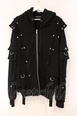 画像1: REFLEM / ヘビーレイヤードZIPパーカー F ブラック O-26-04-11-053-PU-JA-YM-OS (1)