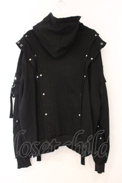 画像4: REFLEM / ヘビーレイヤードZIPパーカー F ブラック O-26-04-11-053-PU-JA-YM-OS