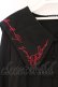 画像2: PUNK RAVE / チャイナボタンブラウス  ブラック×レッド O-26-04-11-057-PU-BL-IG-OS (2)