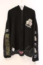画像1: KRY CLOTHING / 【GALFY×XRN×KRYパーカ】  ブラック O-26-04-11-059-EL-TO-IG-OS (1)