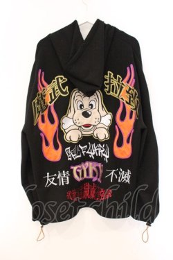 画像3: KRY CLOTHING / 【GALFY×XRN×KRYパーカ】  ブラック O-26-04-11-059-EL-TO-IG-OS