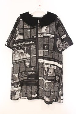 画像1: MILK / Gossipsワンピース  クロ O-26-04-11-060-ML-OP-IG-OS