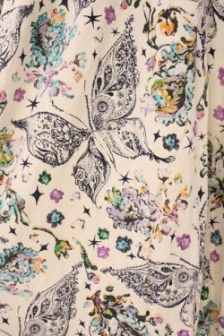 画像2: ALLOW / 総柄ノースリーブワンピース  オシロ O-26-04-11-007-PU-OP-IG-OS