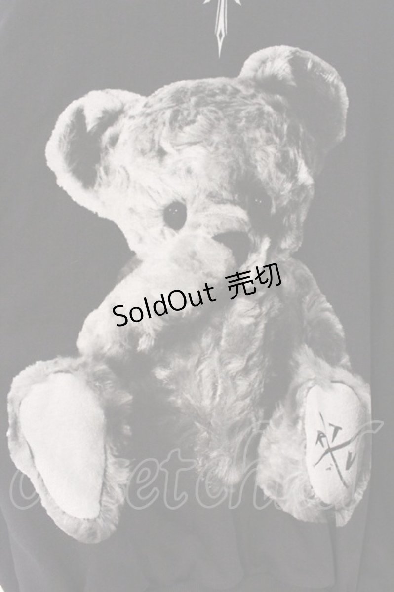 画像2: TRAVAS TOKYO / Furry bear half zip high neck H/S hoodie  ブラック O-26-04-11-064-PU-TO-IG-OS (2)