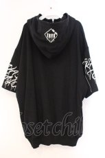 画像3: TRAVAS TOKYO / Furry bear half zip high neck H/S hoodie  ブラック O-26-04-11-064-PU-TO-IG-OS (3)