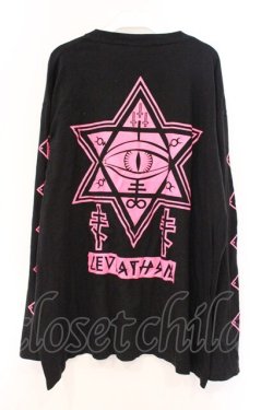 画像3: KRY CLOTHING / 「DAVIDE longT」ロンT  ブラック×ピンク O-26-04-11-066-EL-TO-IG-OS